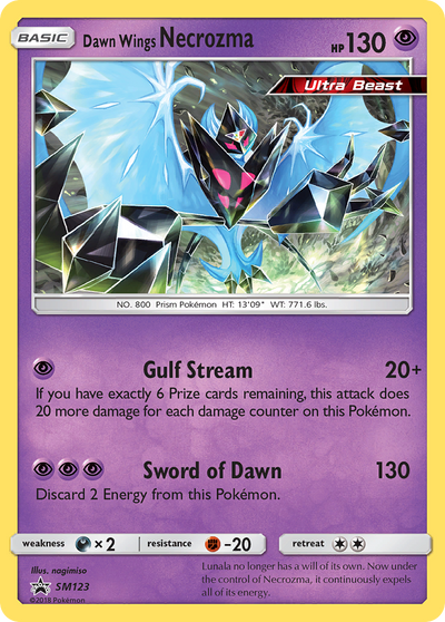 Dawn Wings Necrozma (SM123) [Sun & Moon: Black Star Promos]