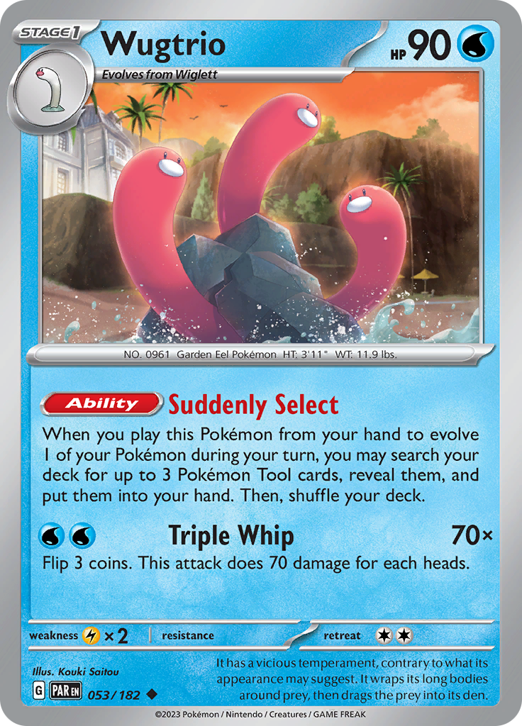 Wugtrio (053/182) [Paradox Rift]