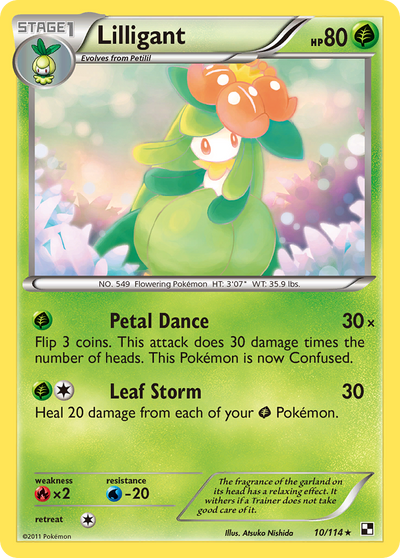 Lilligant (10/114) [Black & White: Base Set]