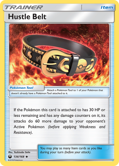 Hustle Belt (134/168) [Sun & Moon: Celestial Storm]