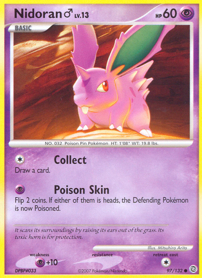 Nidoran (97/132) (Male) [Diamond & Pearl: Secret Wonders]