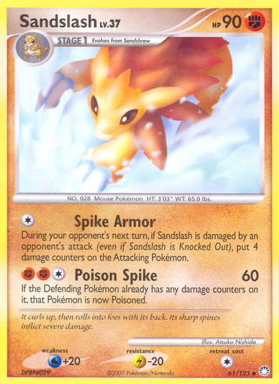 Sandslash (61/123) [Diamond & Pearl: Mysterious Treasures]