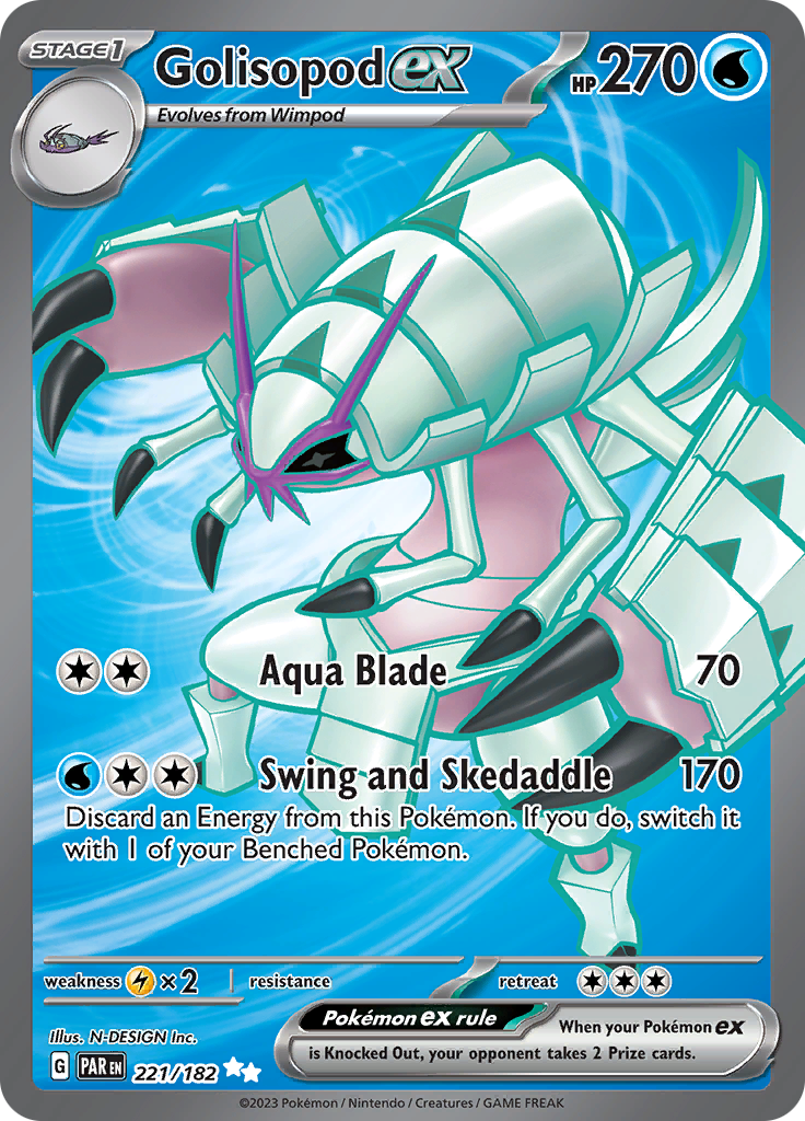 Golisopod ex (221/182) [Paradox Rift]