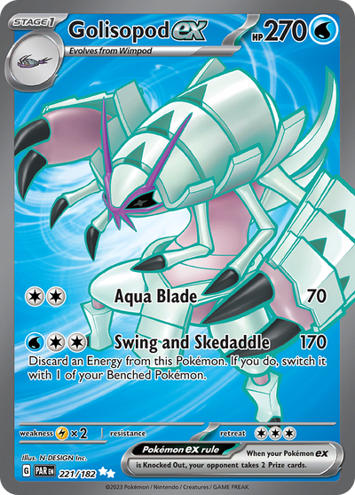 Golisopod ex (221/182) [Paradox Rift]