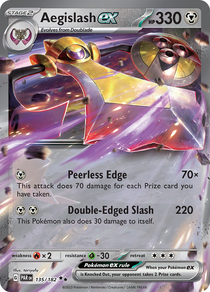 Aegislash ex (135/182) [Paradox Rift]