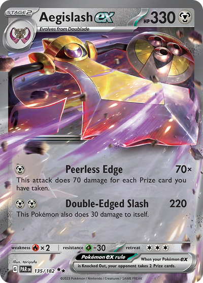 Aegislash ex (135/182) [Paradox Rift]