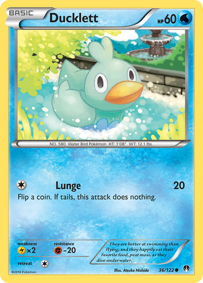 Ducklett (36/122) [XY: BREAKpoint]