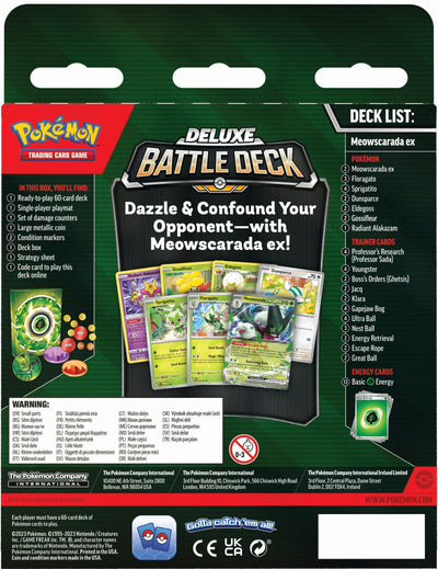 Pokemon Deluxe Battle Deck (Meowscarada ex)