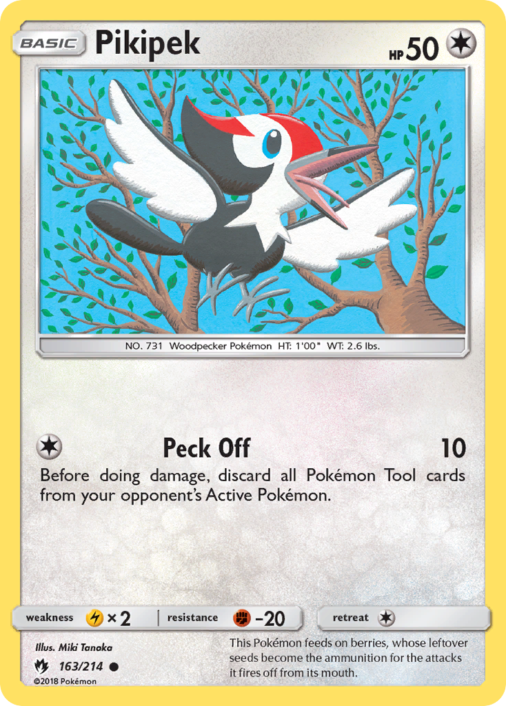 Pikipek (163/214) [Sun & Moon: Lost Thunder]