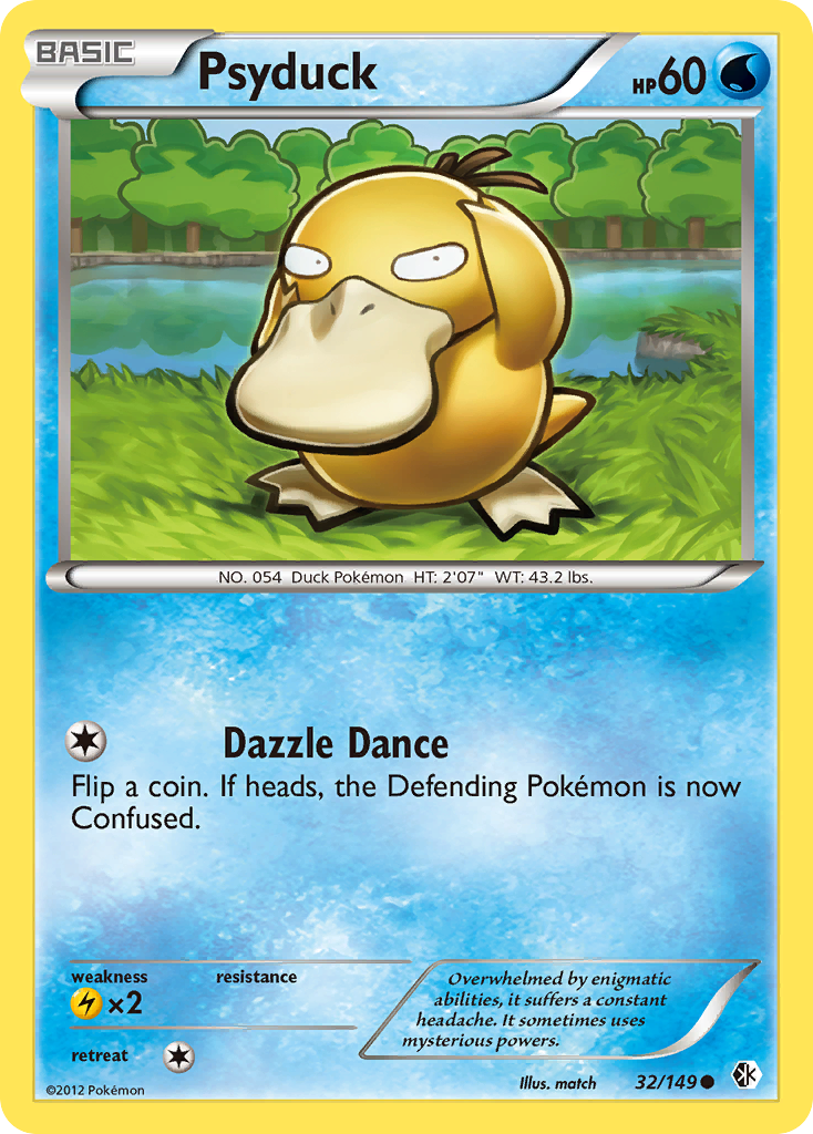 Psyduck (32/149) [Black & White: Boundaries Crossed]