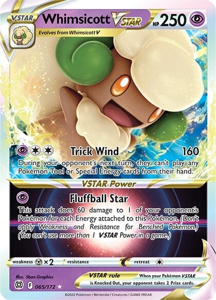 Whimsicott VSTAR (065/172) [Sword & Shield: Brilliant Stars]