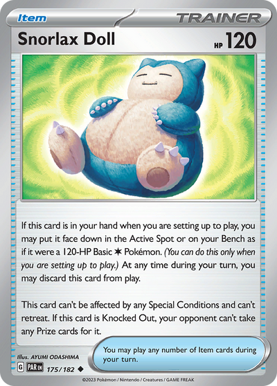 Snorlax Doll (175/182) [Paradox Rift]