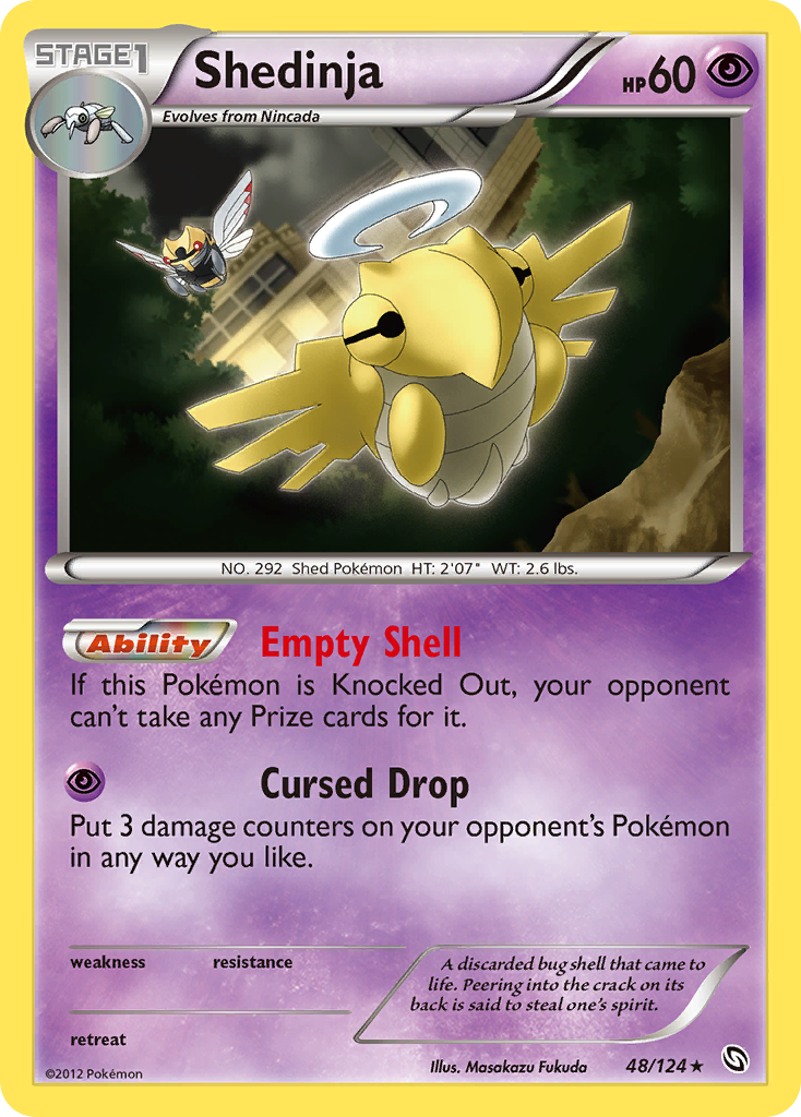 Shedinja (48/124) [Black & White: Dragons Exalted]