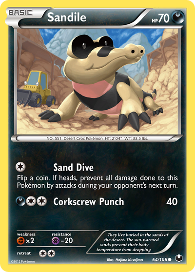 Sandile (64/108) [Black & White: Dark Explorers]