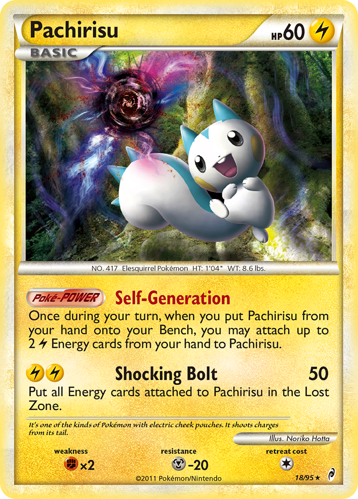 Pachirisu (18/95) [HeartGold & SoulSilver: Call of Legends]