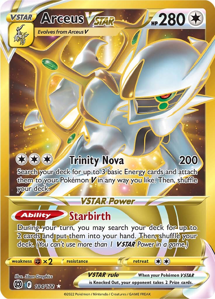 Arceus VSTAR (184/172) [Sword & Shield: Brilliant Stars]