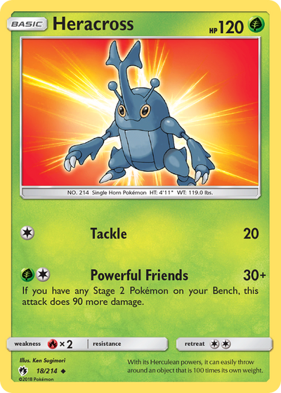 Heracross (18/214) [Sun & Moon: Lost Thunder]