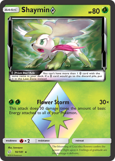 Shaymin (10/181) (Prism Star) [Sun & Moon: Team Up]