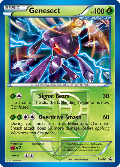 Genesect (BW86) (Team Plasma) [Black & White: Black Star Promos]