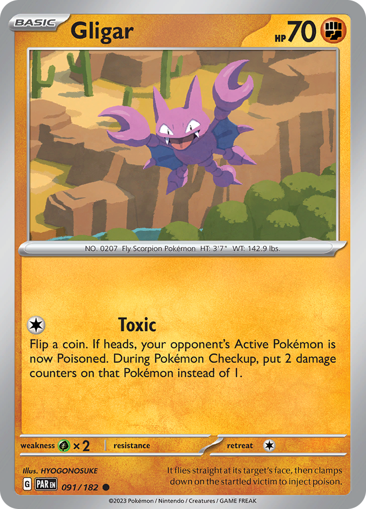 Gligar (091/182) [Paradox Rift]