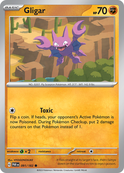 Gligar (091/182) [Paradox Rift]