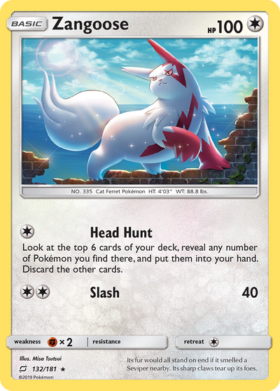 Zangoose (132/181) [Sun & Moon: Team Up]