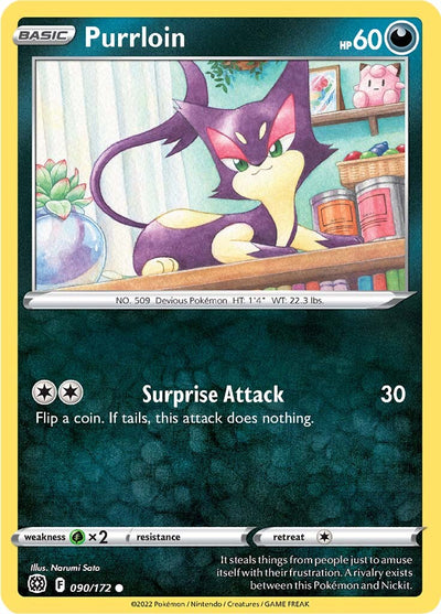 Purrloin (090/172) [Sword & Shield: Brilliant Stars]