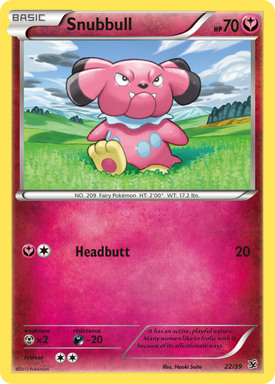 Snubbull (22/39) [XY: Kalos Starter Set]