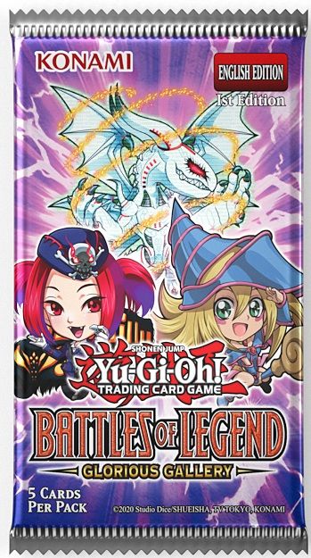 Yugioh Battles of Legend - Glorious Gallery Booster Pack - 1st Edition
