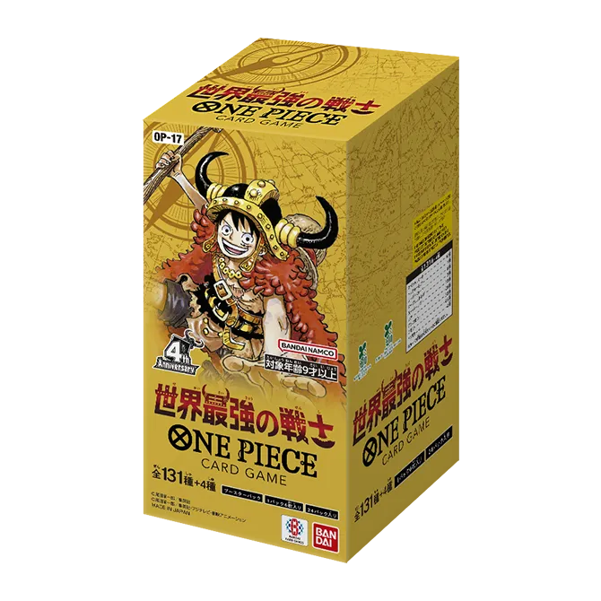 One Piece OP-17 The World's Strongest Warriors Booster Box - Japanese