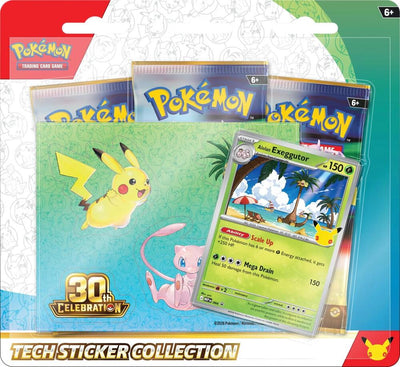 Pokemon 30th Celebration Tech Sticker Collection (1 Random)