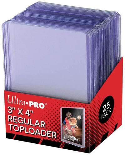 Ultra Pro Regular Toploaders 3" x 4" - 25 Count