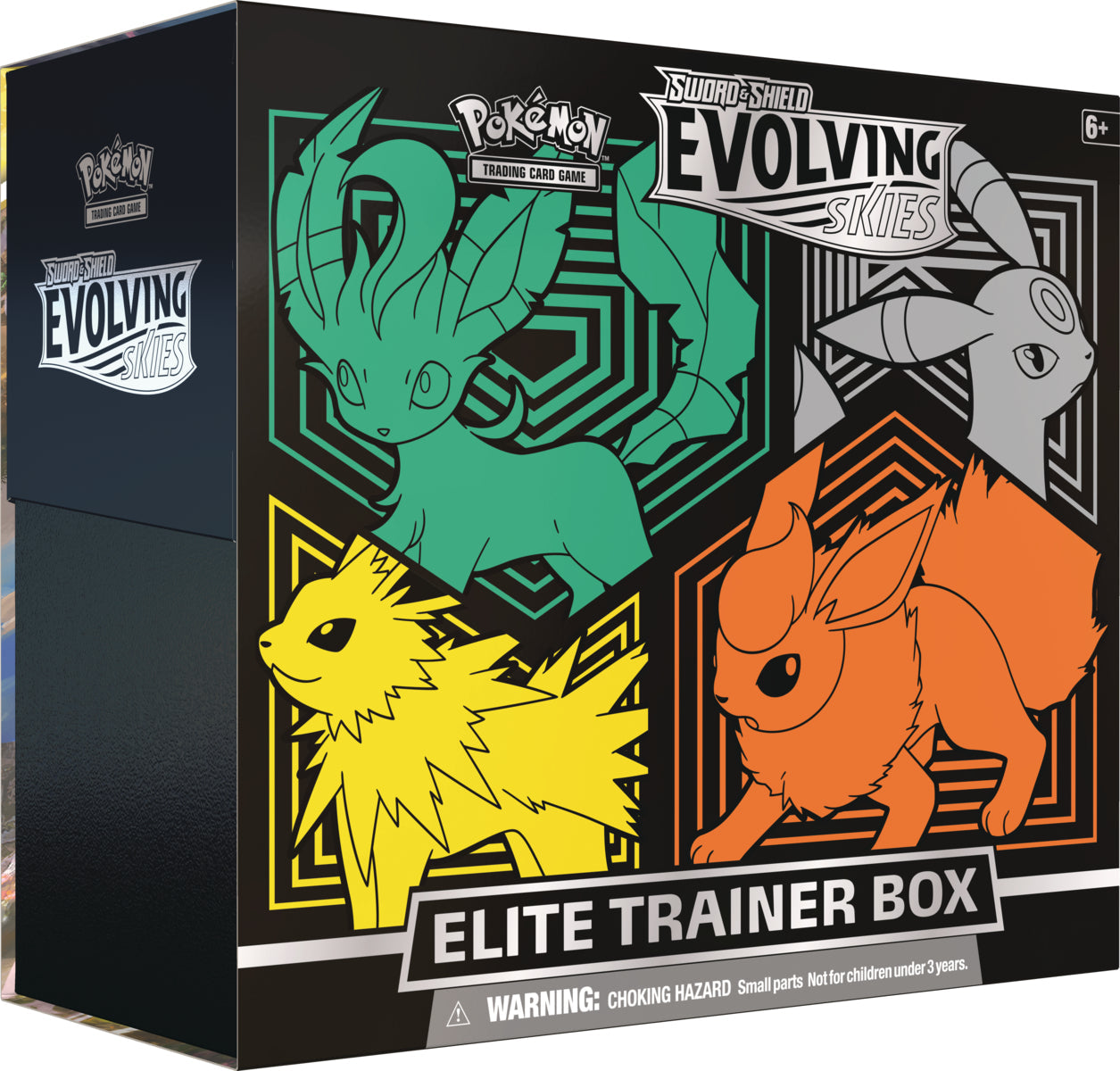 Pokemon SWSH Evolving Skies Elite Trainer Box - Leafeon, Umbreon, Jolteon, Flareon