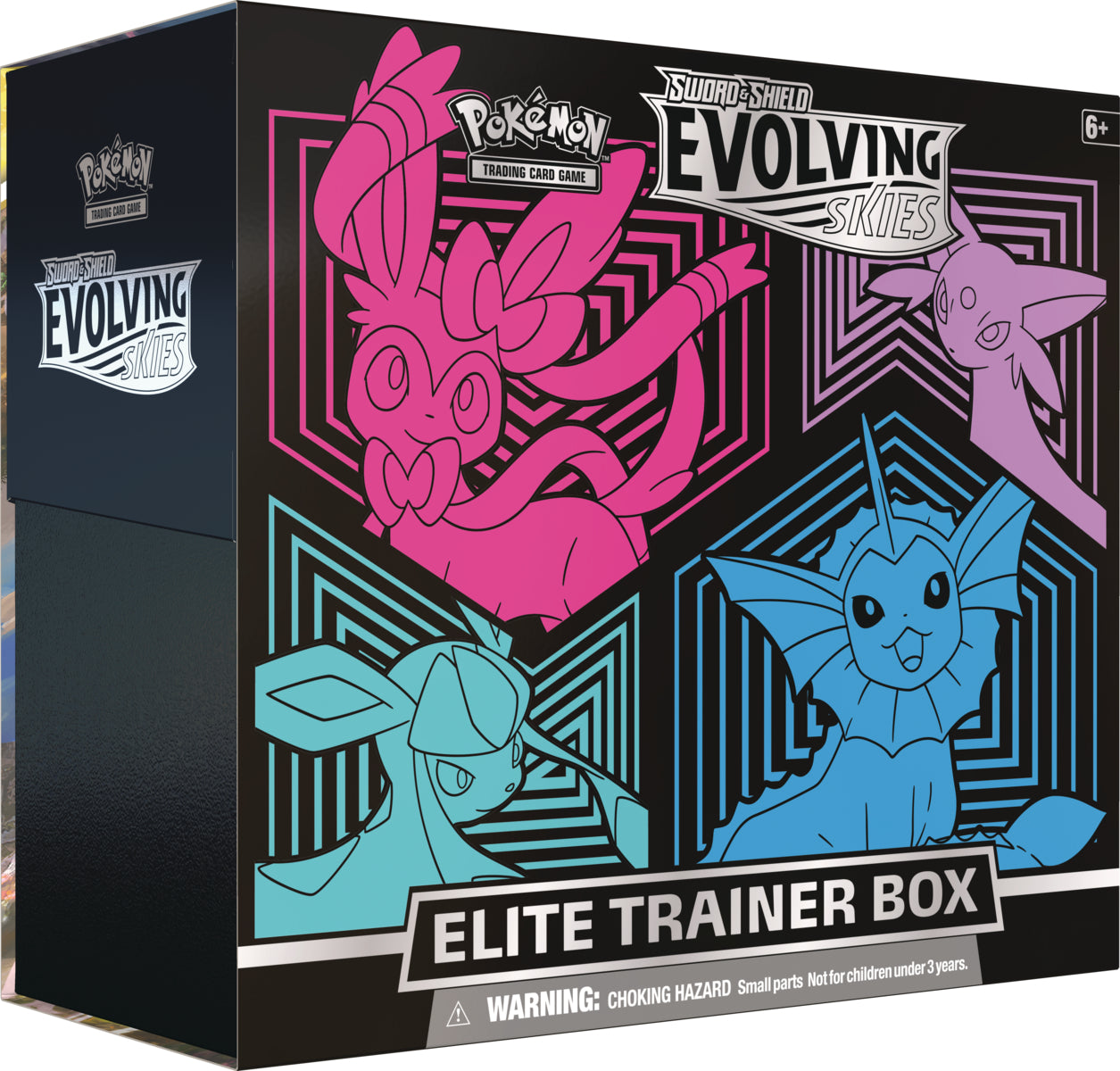 Pokemon SWSH Evolving Skies Elite Trainer Box - Sylveon, Vaporeon, Glaceon, Espeon